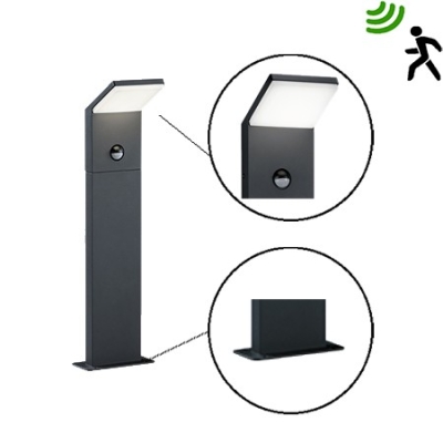 TRIO PEARL 521169142 - potelet anthracite avec détecteur TRIO PEARL 521169142 - potelet anthracite avec détecteur