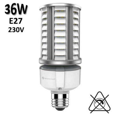 Lampe LED tubulaire forte puissance - BENEITO OBO 36W E27 230V