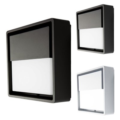 Applique carrée SG FRAME SQUARE Wall pour éclairage intérieur ou extérieur.
