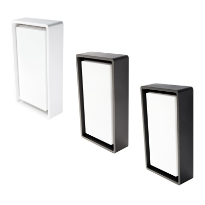 Applique ou plafonnier rectangulaire SG FRAME Mini, pour éclairage intérieur ou extérieur.
