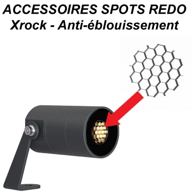 Nid d'abeille pour spot extérieur REDO Xrock Mini