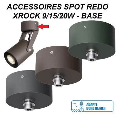 Base murale REDO RKB2 pour spot REDO Xrock