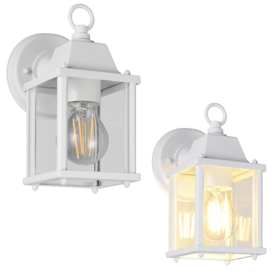 Lanterne murale E27 - TRIO MIRANDE blanche 262260131
