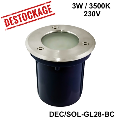 Encastré de sol LUMIHOME DEC/SOL-GL28-BC Encastré de sol LUMIHOME DEC/SOL-GL28-BC