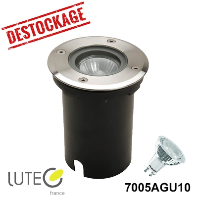 LUTEC 7005AGU10 | Spot encastré de sol BERLIN pour ampoule GU10