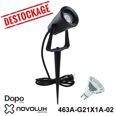 Spot piquet NOVOLUX GERONIMO pour ampoule GU10 Spot piquet NOVOLUX GERONIMO pour ampoule GU10