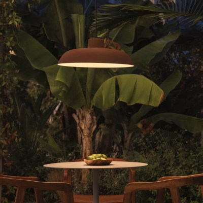 suspension extérieure pour éclairage pergola