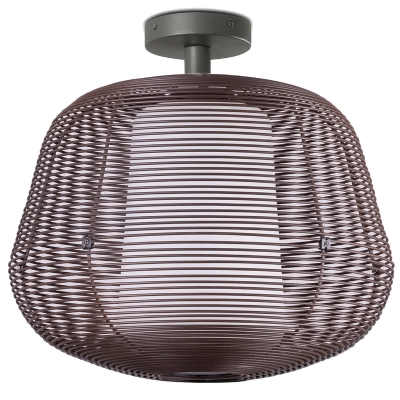 Suspension étanche IP65 FARO NARA COLGANTE rouille 72109-157