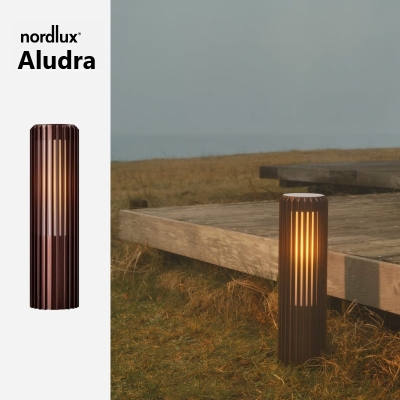 Borne basse NORDLUX Aludra – Éclairage extérieur adapté au bord de mer