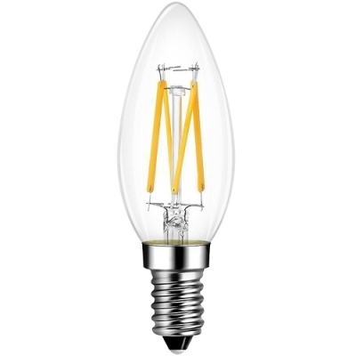 Ampoule flamme lisse 4W E14 230V 4000K