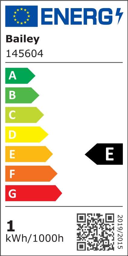 Classe énergétique ampoule BAILEY 145604