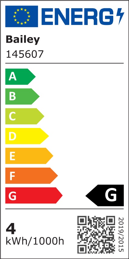 Classe énergétique ampoule BAILEY 145607