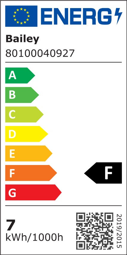 Classe énergétique ampoule BAILEY 80100040927