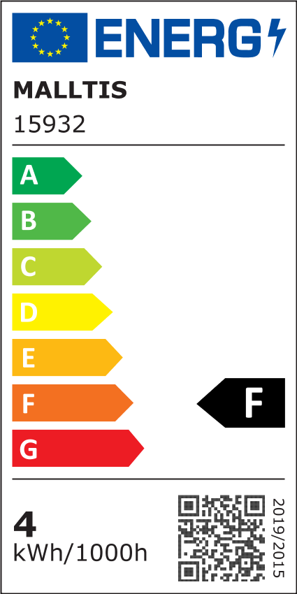 Classe énergétique ampoule flamme lisse E14