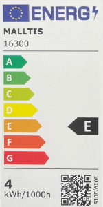 Classe énergétique ampoule flamme géante E14