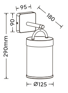 Applique TRIO ALMERIA R26476124 R26476142