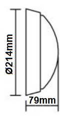 Dimensions hublot ARIC HLR 214