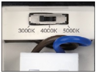 Sélecteur de température de couleur hublot aric HLO 209