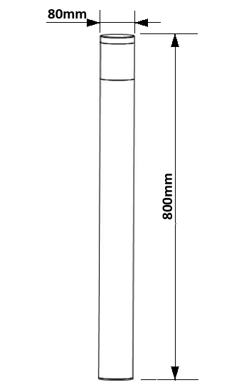 Dimensions borne Lucide Teo