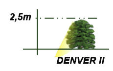 éclairage arbre par LUTEC DENVER II