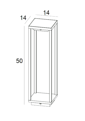 Borne solaire luminaire Lucide Tenso