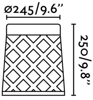 Dimensions borne FARO Shadow