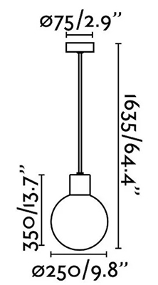 Suspension Faro Moon