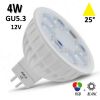 Ampoule LED 12V RGB et BLANC 4W GU5.3 