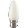 Ampoule filament LED flamme opale SYLVANIA - 4W, Culot B22, 230V