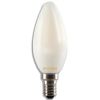 Ampoule filament LED flamme opale SYLVANIA - 4W, Culot E14, 230V