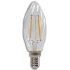Ampoule LED flamme torsadée SYLVANIA - 2W ou 4W, E14, 230V