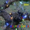 Guirlande solaire 20m - LED multicolores