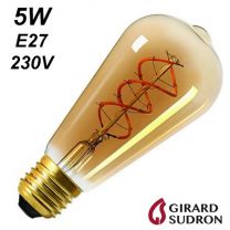 GIRARD SUDRON Edison twisted 5W E27 230V