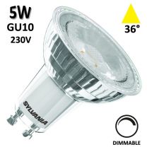 Ampoule LED gradable GU10 - SYLVANIA REFLED Superia 5W 