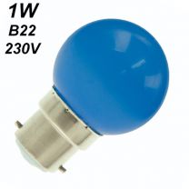 Ampoules bleue de guirlande - lampe LED B22