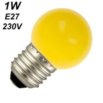 Ampoules de guirlande jaune sphérique E27