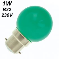Ampoules de guirlande verte - lampe LED B22