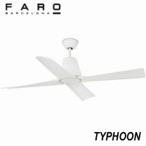 Ventilateur blanc extérieur FARO TYPHOON 33480