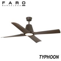 Ventilateur avec lumière FARO TYPHOON 33490-16