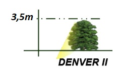 éclairage arbre par LUTEC DENVER II