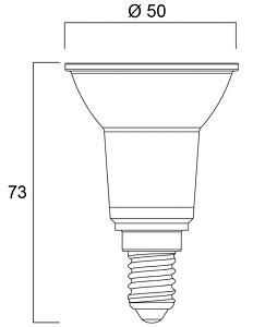 Dimensions ampoule réflecteur PAR16
