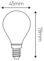 Dimensions lampe spherique Loops