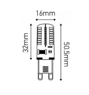 Lampe LED G9 GIRARD SUDRON capsule