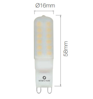 Lampe LED G9 BENEITO UNIFORM-LINE