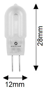 Dimensions lampe miniature BENEITO 130L006-2